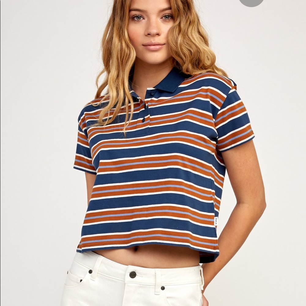 RVCA cropped polo from Purr